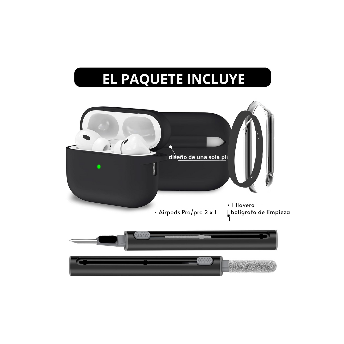 funda protectora para air pods pro 2