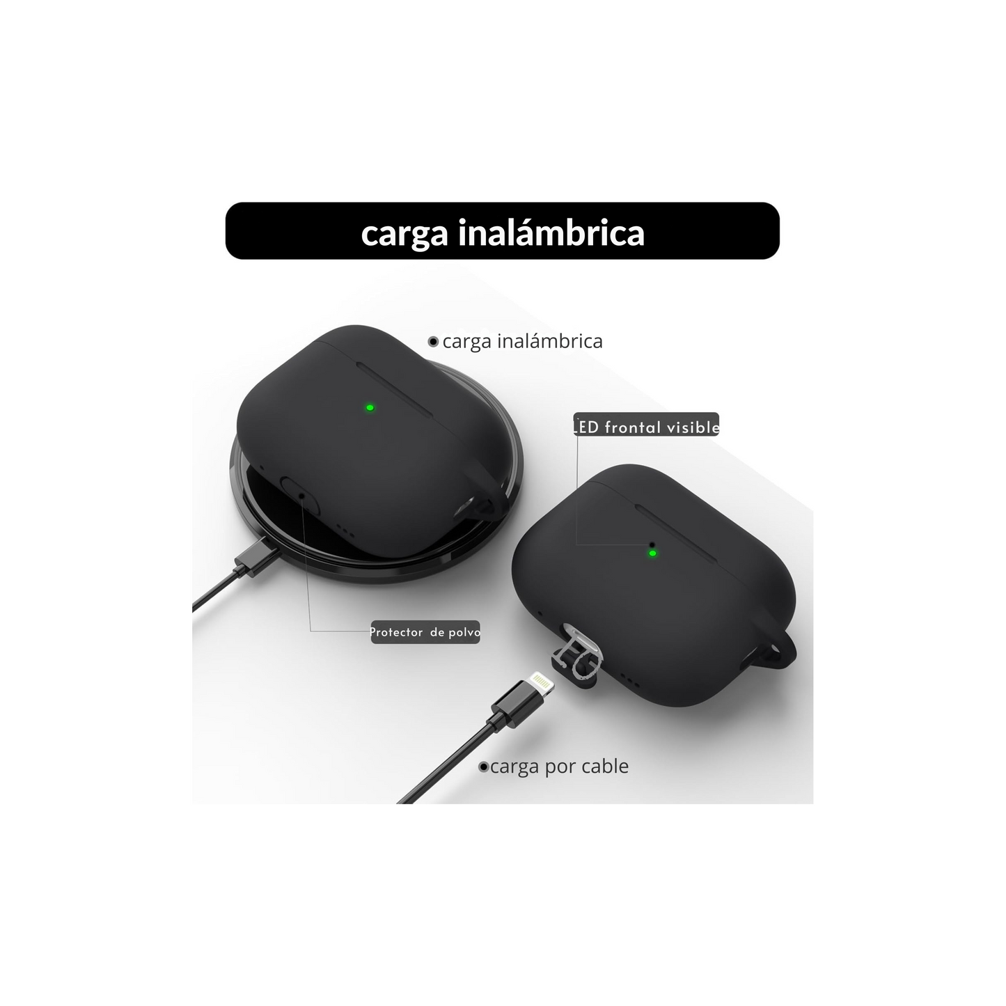 funda protectora para air pods pro 2